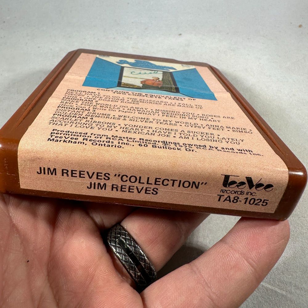 Jim Reeves Collection Jim Reeves RCA 8-Track Tape TeeVee Records - Picture 3 of 4